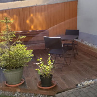 Terrasse unserer Fewo