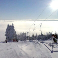 Über den Wolken am Fichtelberg